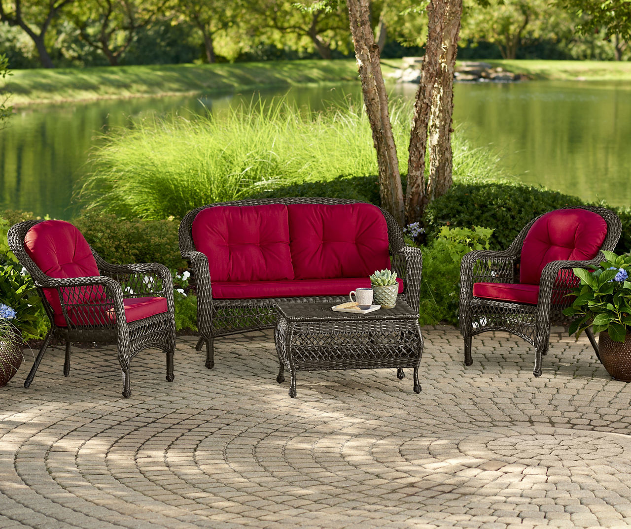 Garden replacement cushions hot sale