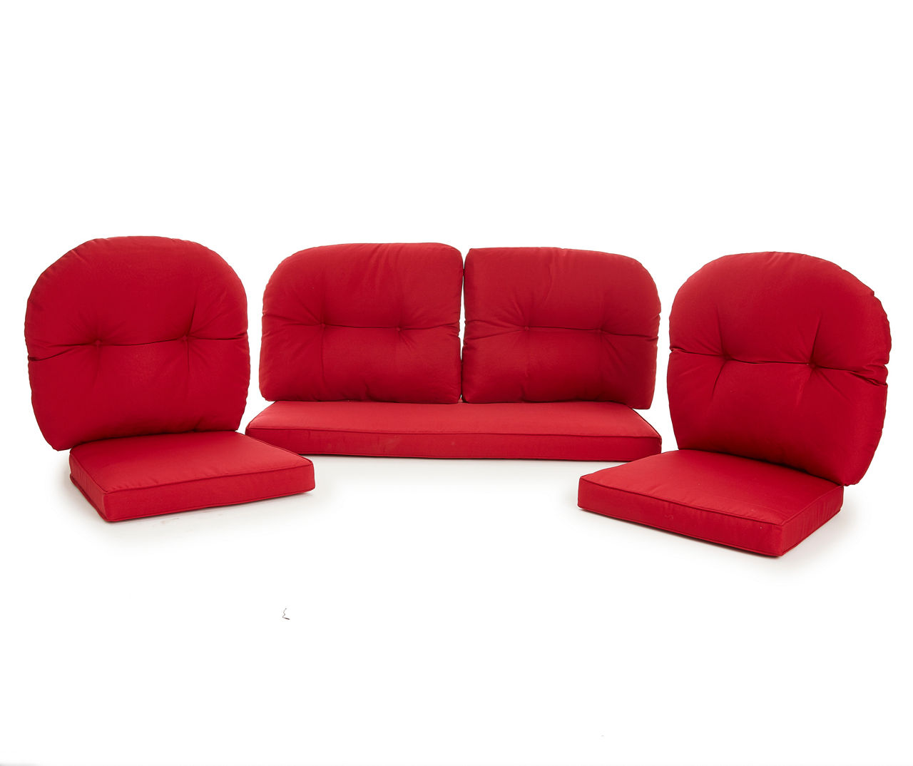 RED 7 PC REPLACEMENT CUSHION SET