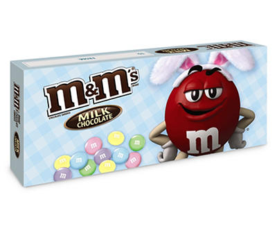 M&M'S Milk Chocolate Pastel Blend Easter Candy, 3.1 Oz Box
