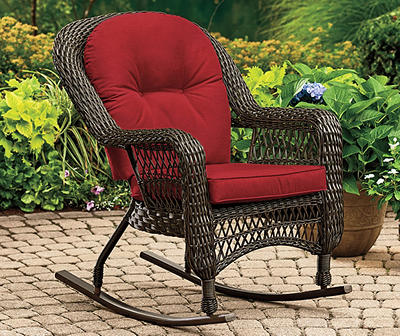 Wilson Fisher Red Replacement Westwood Rocker Cushion Big Lots - Big Lot Patio Furniture Cushions