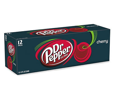 Dr Pepper Cherry, 12 Fl Oz Cans, 12 Pack