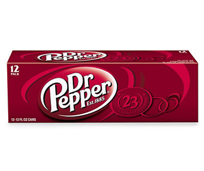 Dr Pepper, 12 Fl Oz Cans, 12 Pack