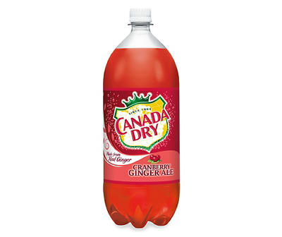Canada Dry Cranberry Ginger Ale, 2 L Bottle