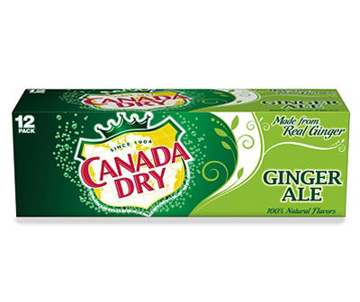 Canada Dry Ginger Ale, 12 Fl Oz Cans, 12 Pack