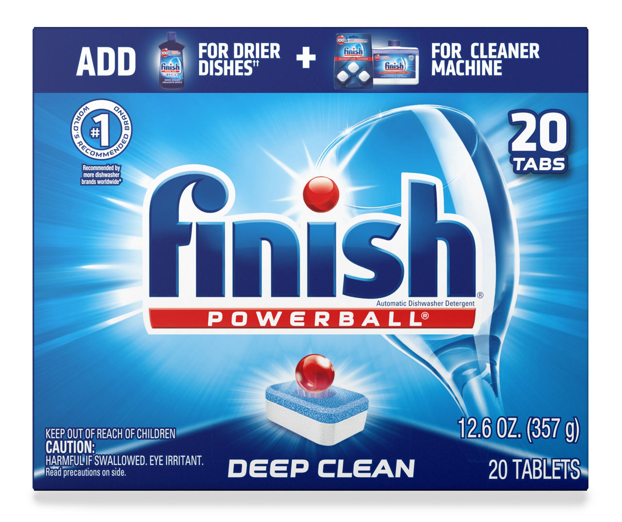 Finish Classic- 24ct - Dishwasher Detergent - Powerball - Dishwashing  Tablets - Dish Tabs