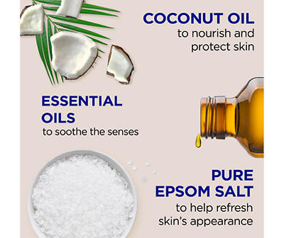 Body Wash with Pure Epsom Salt & Coconut Oil, 24 Oz.