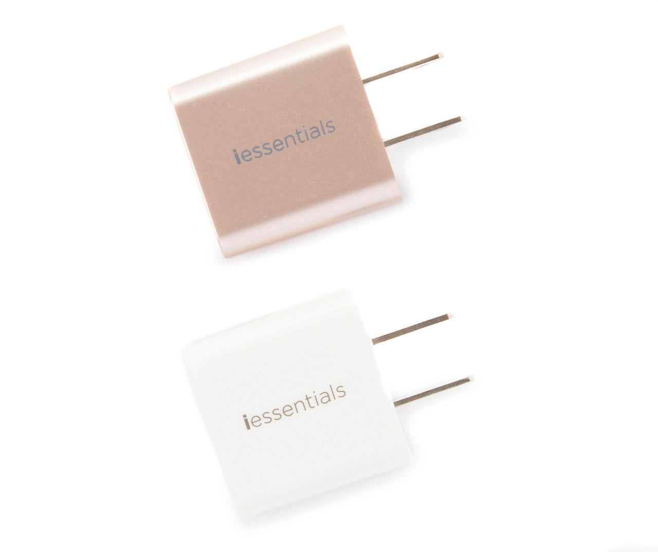 Rose Gold & White Universal Wall Chargers, 2-Pack