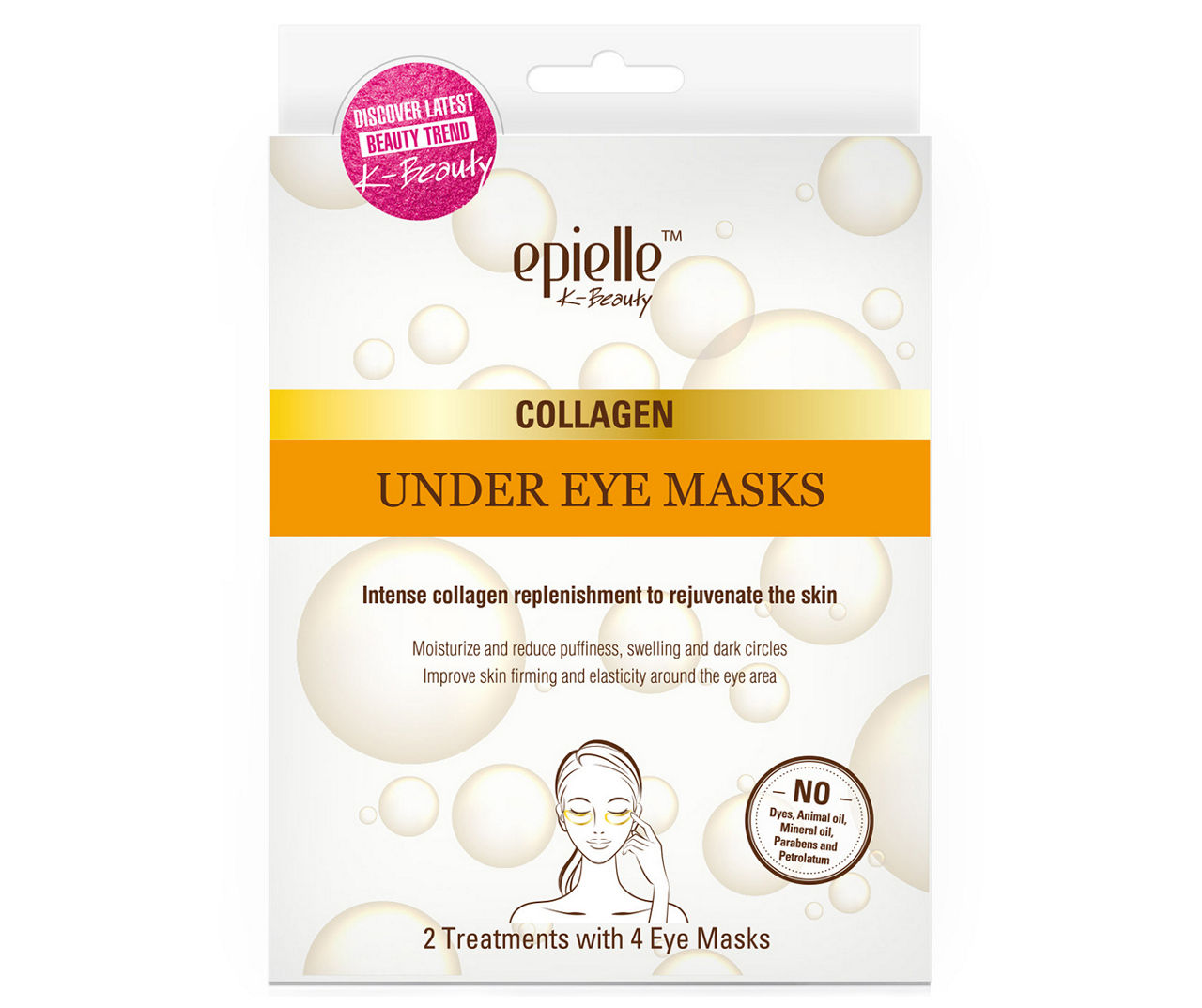 epielle Collagen Under Eye Masks, 2Count Big Lots