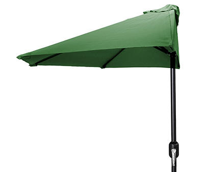 Jordan Manufacturing Half-Round Market Patio Umbrella