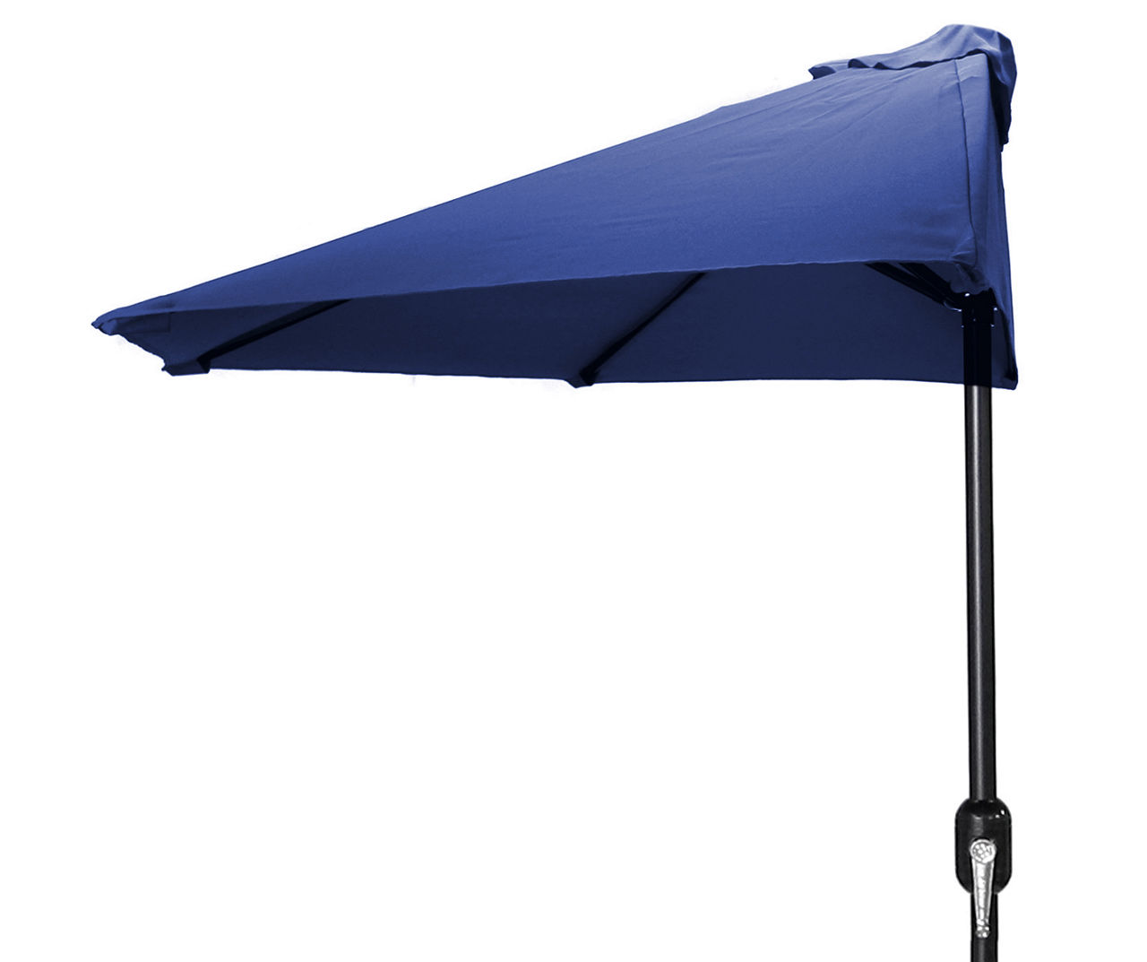 Navy Blue Half-Round Market Patio Umbrella