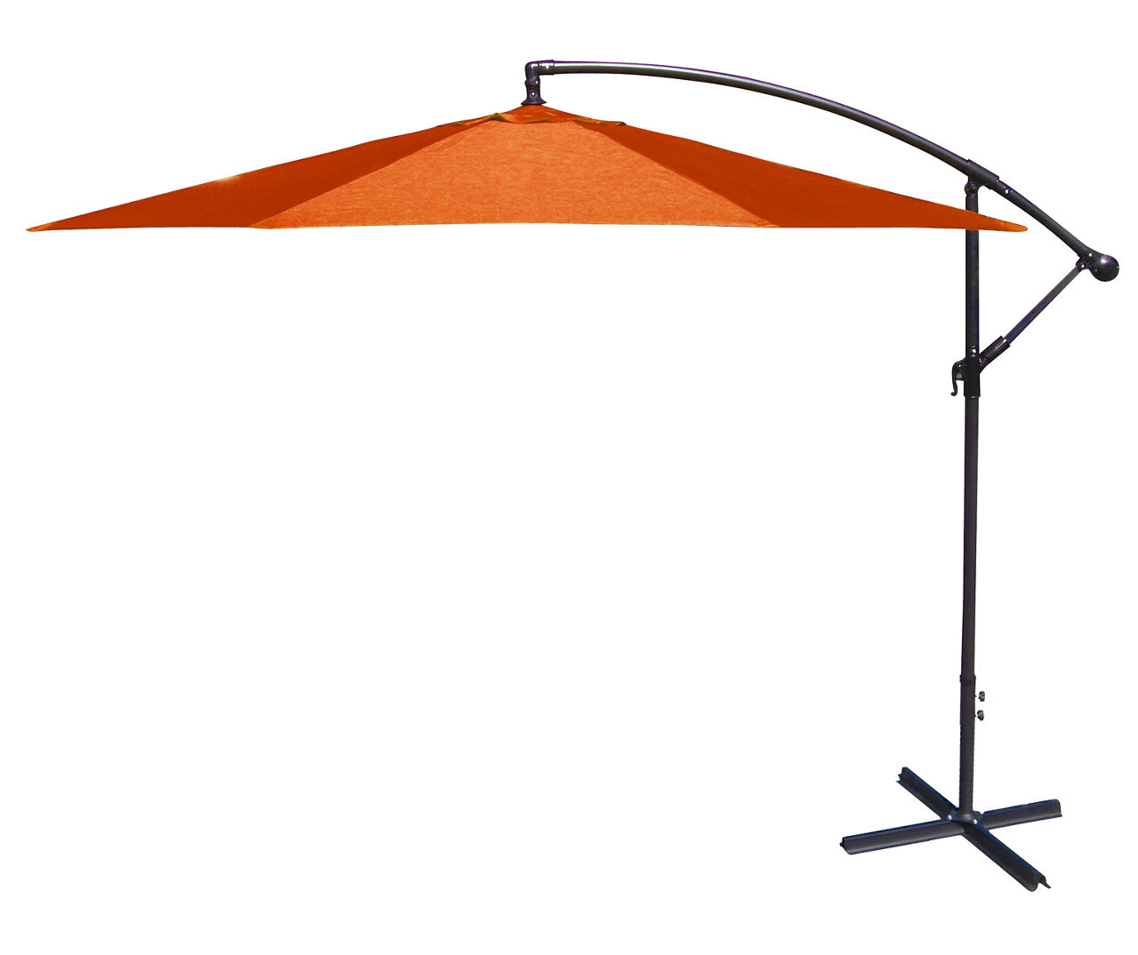 10' Orange Offset Patio Umbrella 