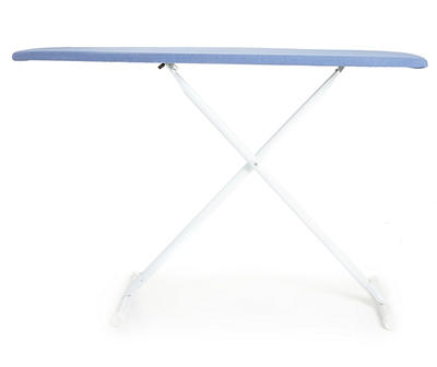 Blue Deluxe T-Leg Ironing Board with Solid Cover