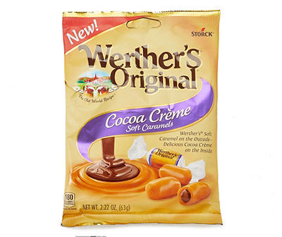 Cocoa Crème Soft Caramels, 2.22 Oz.