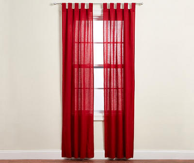 Colorado Red Curtain Panel Pair, (84