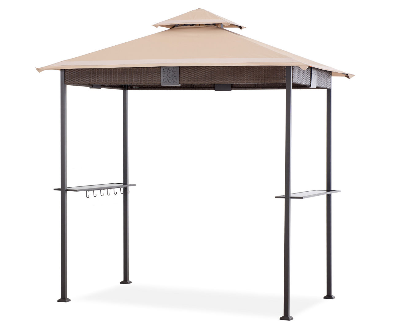 All Weather Wicker Grill Gazebo 7 11 x 4 11