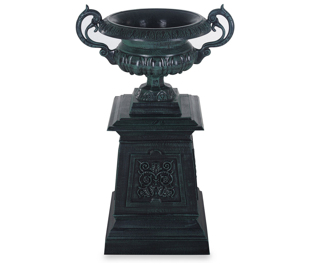 Black Grecian Metal Urn Planter Big Lots