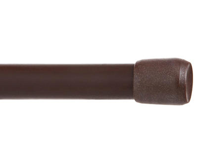 Carlisle Chocolate Brown Tension Rod, (48" - 75")