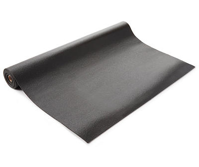Black Adhesive Grip Shelf & Drawer Liner, (18" x 4')