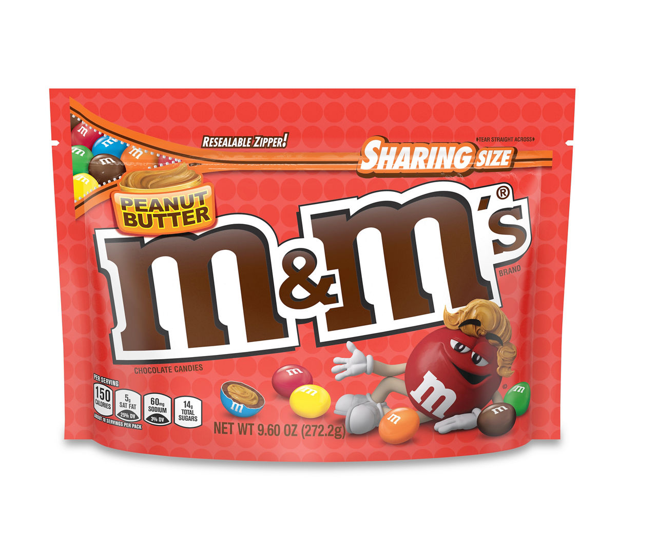 M&M's Minis Peanut Butter Milk Chocolate Candy - Sharing Size 8.6 oz