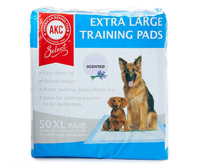 Extra Large Lavender Scent Puppy 50-Count Training Pads, (26" x 30")