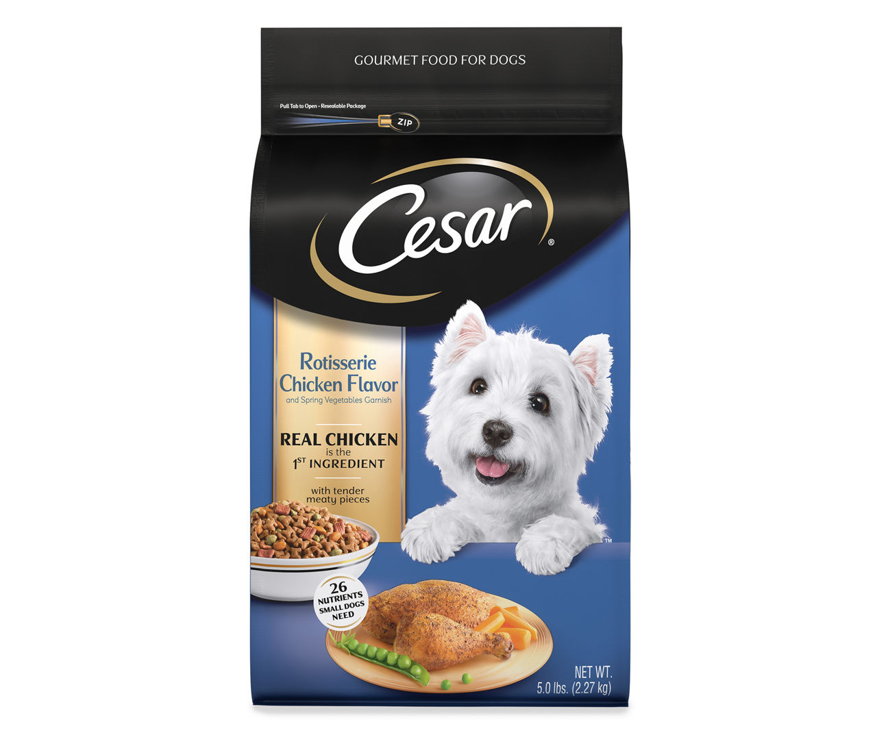 CESAR Cesar Rotisserie Chicken Flavor Gourmet Food for Dogs 5 lb Bag Big Lots