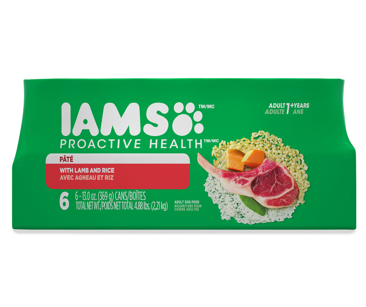 Iams lamb cheap and rice