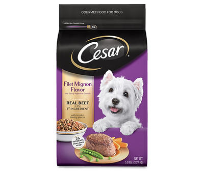 Cesar Filet Mignon Flavor Gourmet Food for Dogs 5 lb Bag