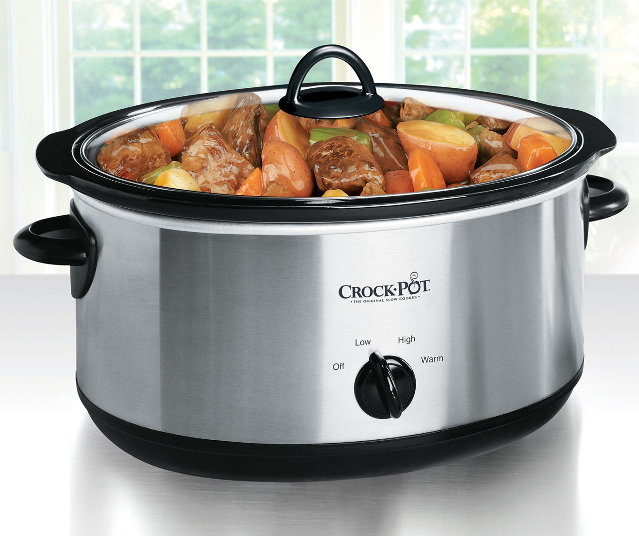 8-Quart Manual Slow Cooker with Dipper