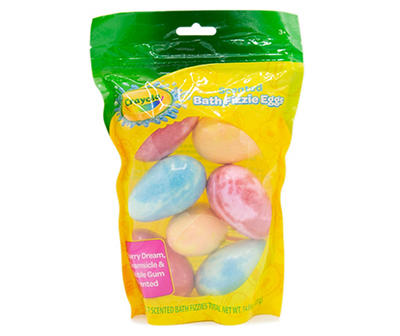 Cherry & Creamsicle Scented Egg Bath Fizzers, 7-Count