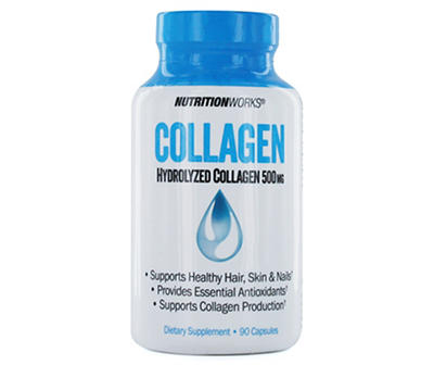 Collagen 500 Mg Capsules, 90-Count