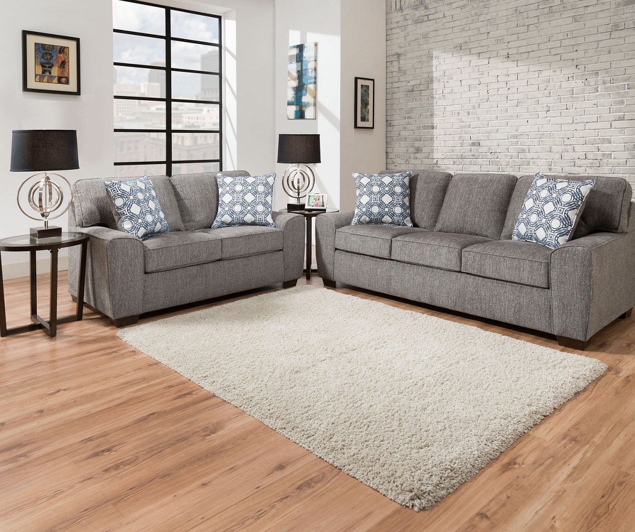 Redding Gray Living Room Collection | Big Lots