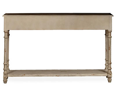Distressed 3-Drawer Console Table