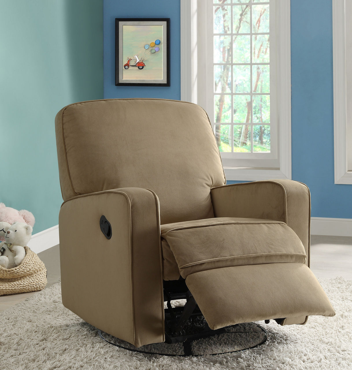 Big lots swivel online glider recliner