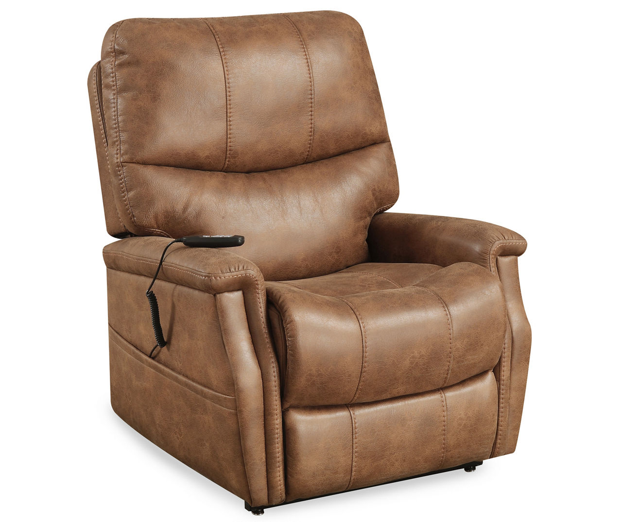 Brown Faux Leather Dual Motor Lift Chair Big Lots