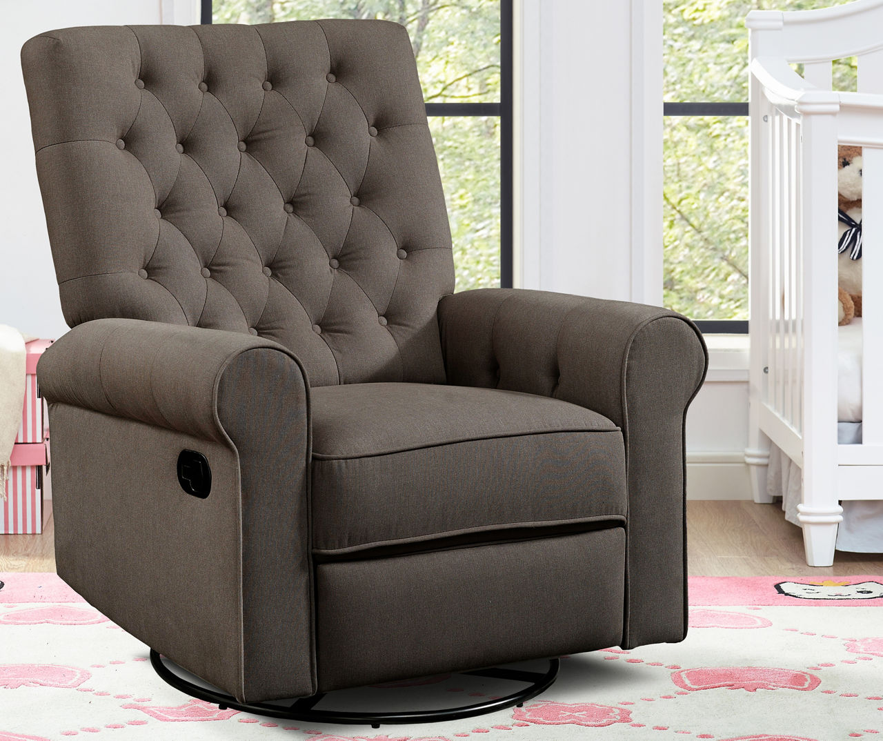 Big lots best sale swivel glider recliner