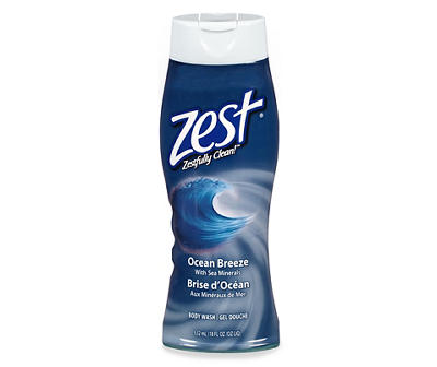Zest Ocean Breeze Body Wash 18 fl. oz. Bottle