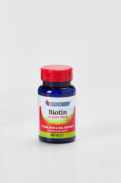Biotin 10,000 Mcg Tablets, 60 Count