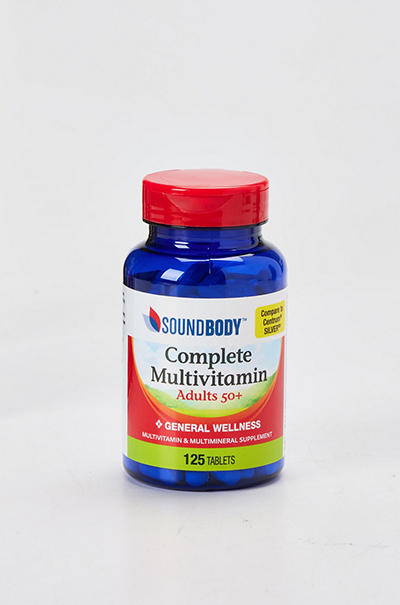 Complete Multivitamin Adults 50+ Tablets, 125-Count