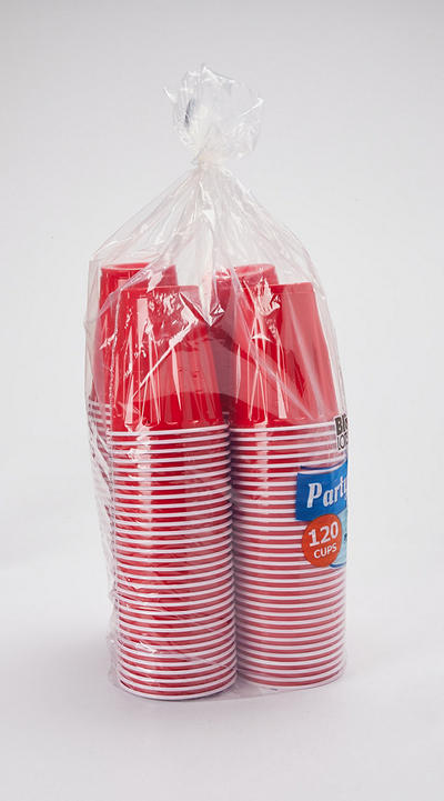 Red Plastic 18 Oz. Heavy Duty Party Cups, 120-Count