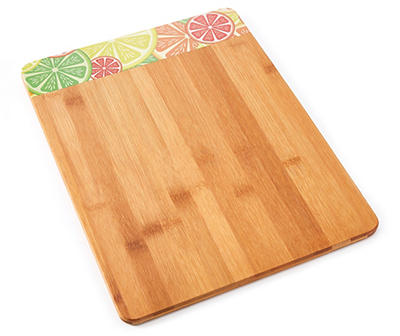 Citrus Bamboo Cutting Board, (11" x 14")