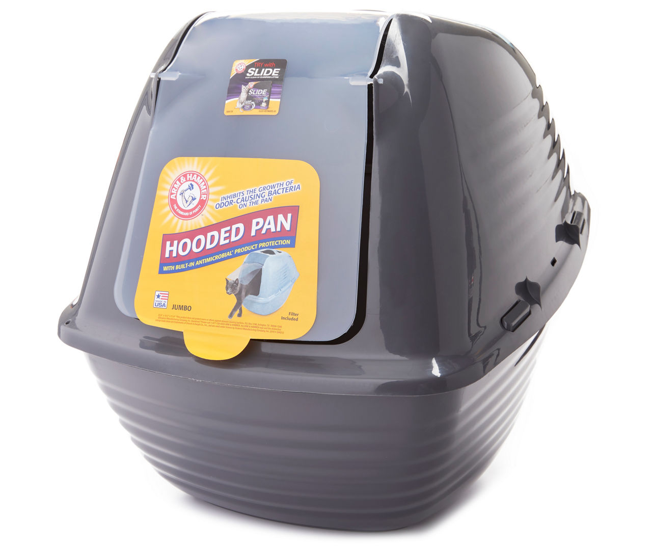 Arm and hammer 2025 hooded litter pan