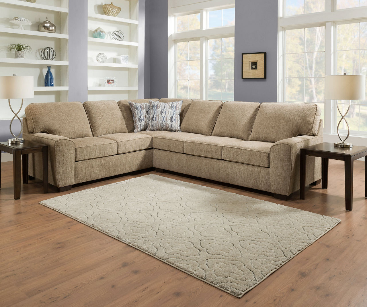 Richmond Tan Living Room Sectional