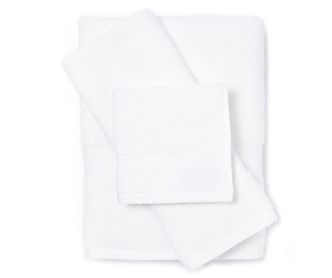 Bright White Wash Cloths, 6-Pack