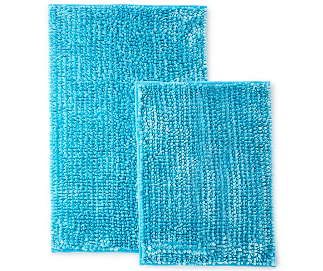 Just Home Blue Chenille Bath Rugs, 2Piece Set Big Lots