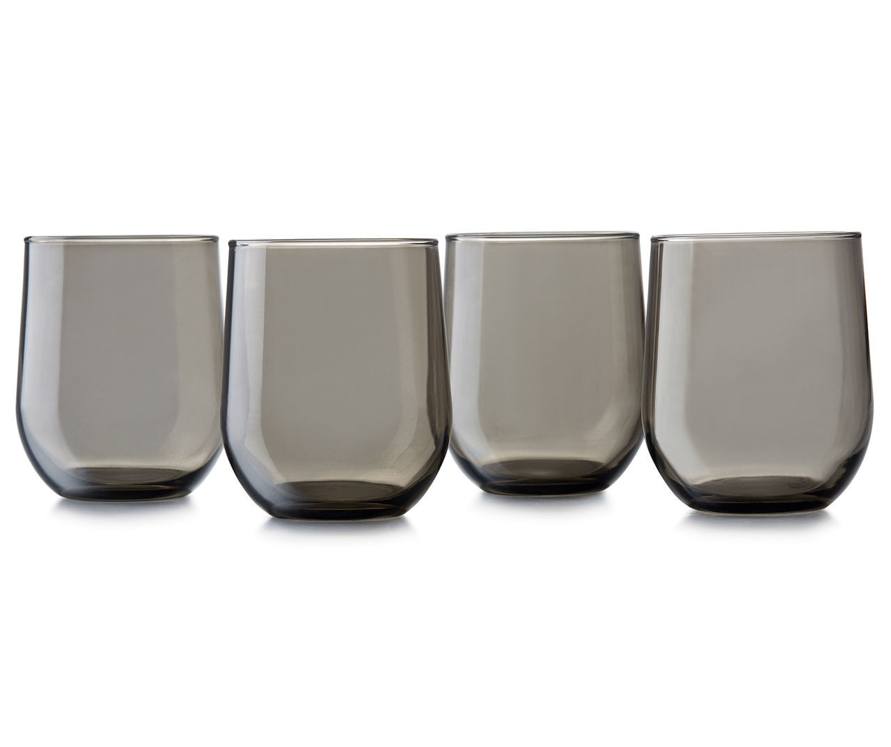 Libbey Gray Smoke Stemless Wine Glassware, 4Piece Set Big Lots