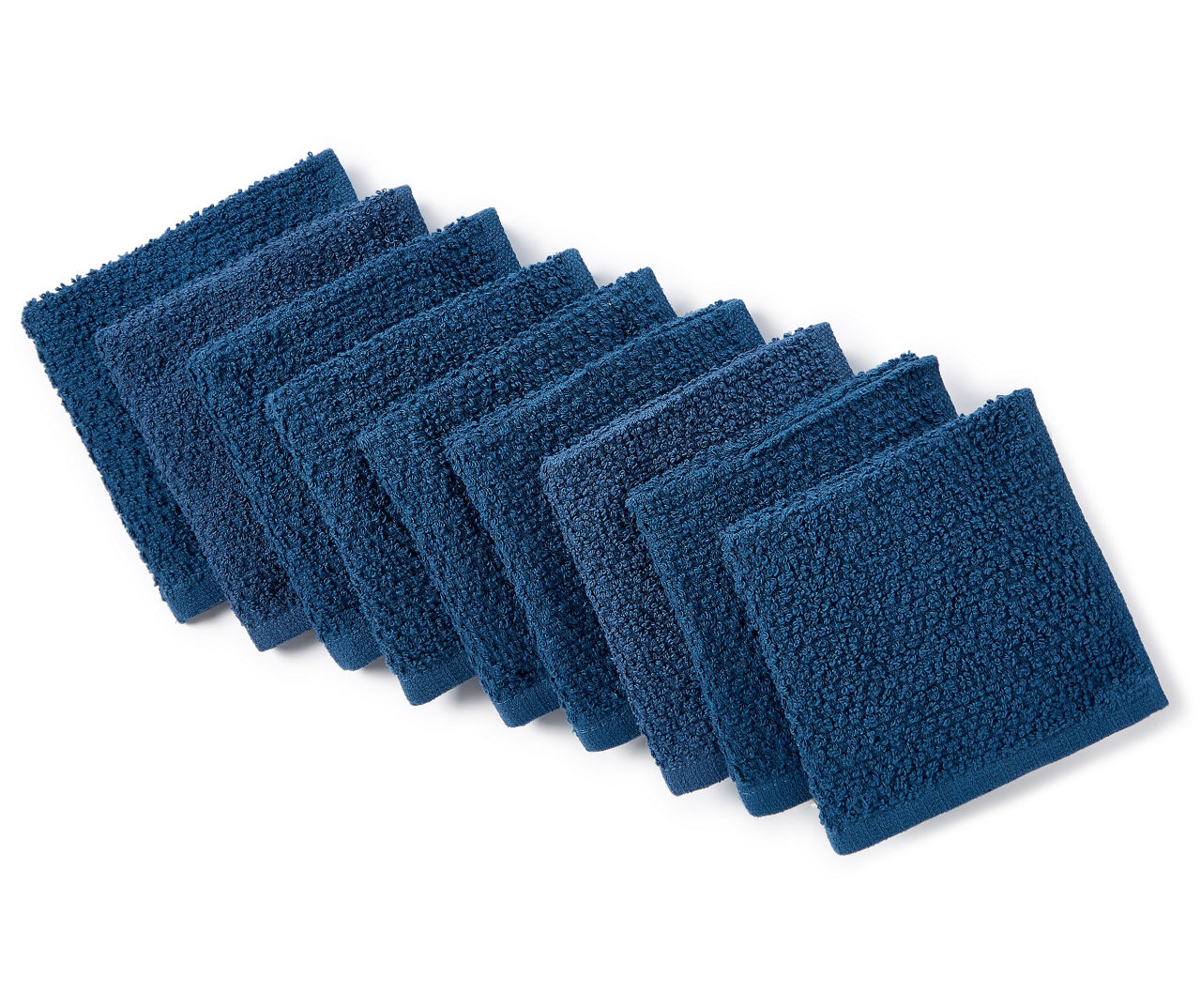 Blue Wash Cloths, 9-Pack 