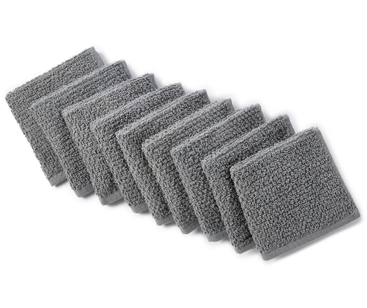 Gray Wash Cloths, 9-Pack 