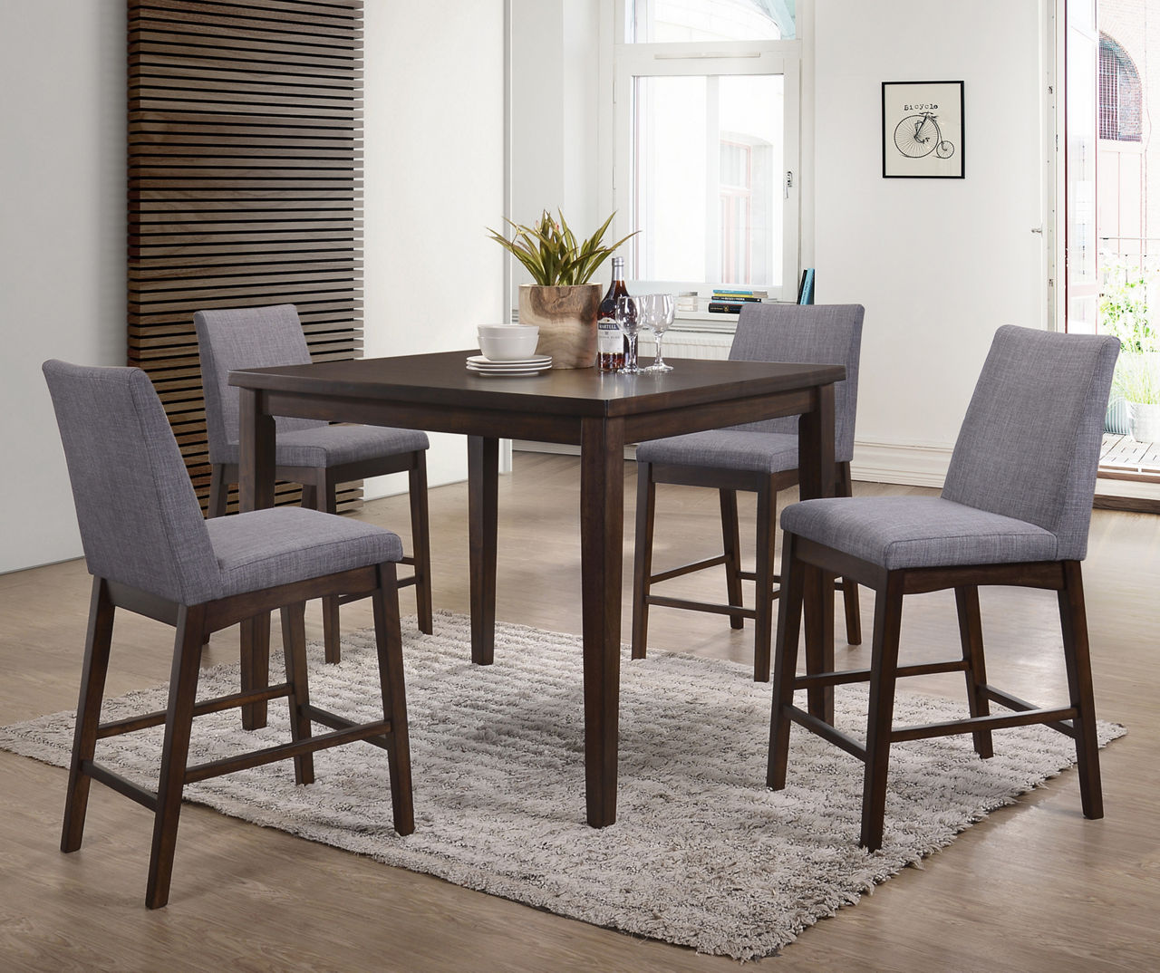 Simmons Madison Espresso Dining Pub Table Big Lots