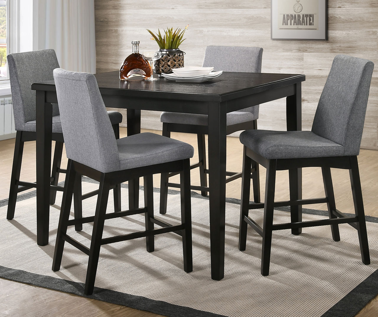 Simmons Madison Espresso Dining Pub Table Big Lots