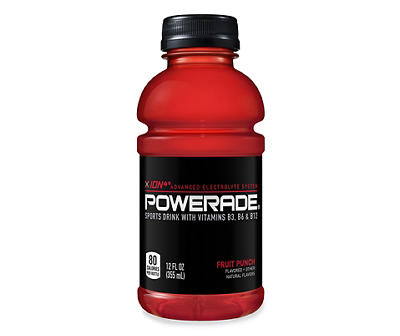 Powerade Ion4 Fruit Punch Sports Drink 6-12 fl. oz. Pack